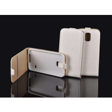 Sony Xperia Z3 D6603 fehér szilikon keretes vékony flip tok tok és táska