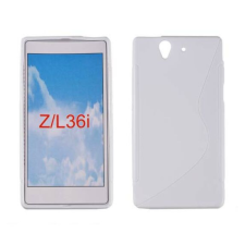 Sony Xperia Z C6603, Szilikon tok, S-Case, fehér tok és táska
