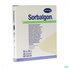 SORBALGON SEBKEZELŐ LAP 10X10 CM 10X gyógyászati segédeszköz