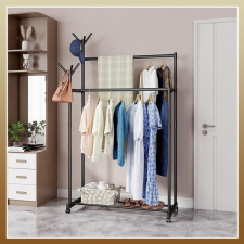  Sorno V3 dupla teleszkópos ruhatároló fogas akasztókkal holm9617 bútor