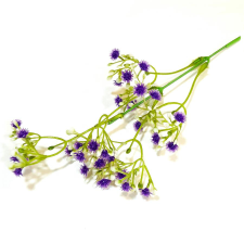  Sötét lila-fehér színű rezgő, hossza kb. 18 cm dekorációs kellék