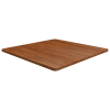  sötétbarna kezelt tömör tölgyfa négyzet asztallap 90x90x2,5cm