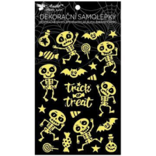  Sötétben világító csontváz mintás matrica - 15 x 25 cm dekoráció