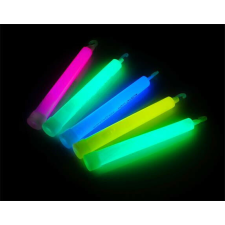 Sötétben világító rúd, 15x1,5 cm, műanyag, neon szín party kellék
