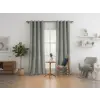  Sötétítő függöny DREAM VELVET 140x250 cm, szürke Felfüggesztés: Fém gyűrűk