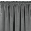 Sötétítő függöny VILA szín grafitszürke stílus klasszikus bújtató 5 cm, 3 cm-es takaró redővel bársony 265x225 HOMEDE