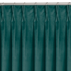  Sötétítő függöny VILA szín tengerzöld stílus klasszikus flex 7,5 cm kettős átfedéssel bársony 530x270 HOMEDE