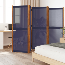  sötétkék 5 paneles térelválasztó 350 x 180 cm bútor