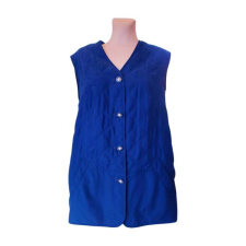  Sötétkék steppelt női mellény (méret: 48/XL) női dzseki, kabát