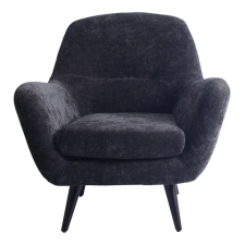  Sötétszürke lounge fotel karfákkal – modern design karosszék bútor