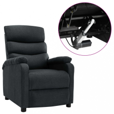  Sötétszürke szövet elektromos dönthető fotel bútor