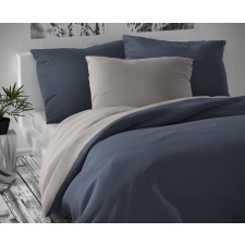  Sötétszürke / világosszürke 2 részes luxus pamut-szatén ágynemûhuzat lakástextília