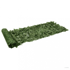  Sötétzöld leveles belátás elleni erkélyparaván 600 x 75 cm kerti bútor