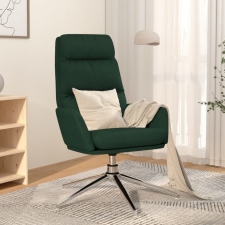  Sötétzöld szövet pihenőfotel bútor