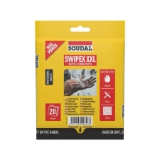 Soudal 120874 Ipari tisztítókendő - Swipex 20 db bliszteres tisztító- és takarítószer, higiénia