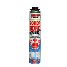 Soudal purhab pisztolyos turbo 750ml barkácsolás, csiszolás, rögzítés