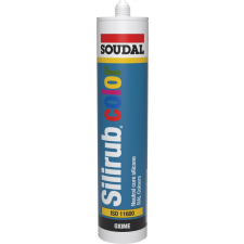 Soudal Silirub Color neutrális antracit RAL7016 300ml barkácsolás, csiszolás, rögzítés