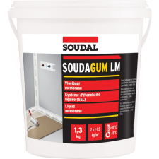 Soudal Soudagum LM Folyékony fólia, diszperziós műgyanta 1,3kg víz-, hő- és hangszigetelés