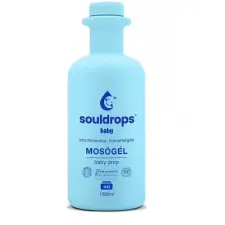 Souldrops Baby enzimmentes hipoallergén mosógél, 40 adag, 1000ml tisztító- és takarítószer, higiénia