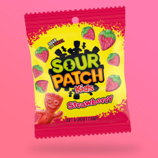 Sour Patch Kids Strawberry eper ízű gumicukor 102g csokoládé és édesség