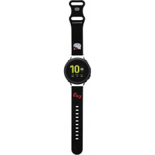 sourcing Hello Kitty Univerzális Óra szíj Szilikon 20mm - Fekete (HKUWMSCHBLK) okosóra kellék