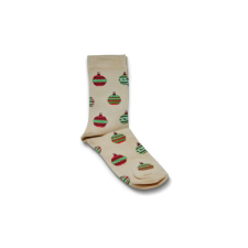 Sox World Karácsonyi zokni gömbökkel - drapp 36-40 gyerek zokni