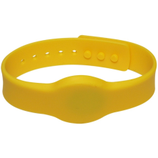 Soyal AM Wristband No.4 13.56 MHz sárga proximity szilikon karkötő biztonságtechnikai eszköz