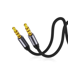 Soyink Audio kábel, 3,5mm JackAudio, AUX kábel, 3 méter, fekete kábel és adapter