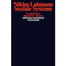  Soziale Systeme – Niklas Luhmann idegen nyelvű könyv