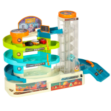  Space adventure 3 szintes Parkolóház lifttel 2in1 autópálya és játékautó