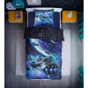  Space ágyneműhuzat, Kék bolygó (100% pamut) (001)