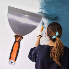 Spakli, spatula gumírozott nyéllel / 6″ kőműves és burkoló szerszám
