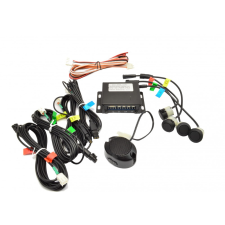 Spal EVO-50 Tolóradar univerzális 12V 4 érzékelős hangjelzéses döntött fejekkel tolatókamera, tolatóradar