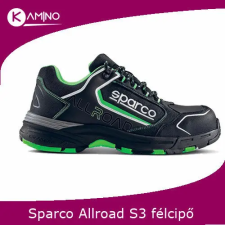 SPARCO ALLROAD munkavédelmi cipő S3 fekete-zöld munkavédelmi cipő