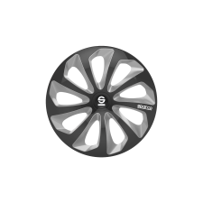 SPARCO Dísztárcsa 15", SICILIA Black/Silver dísztárcsa
