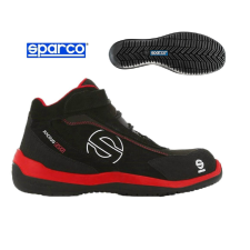 SPARCO Munkavédelmi bakancs SPARCO - Racing EVO S3 fekete-piros 45-ös munkavédelmi cipő