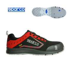 SPARCO Munkavédelmi cipő SPARCO - Cup S1P fekete-piros 36-os