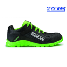 Sparco safety Sparco Practice S1P munkavédelmi cipő Fekete-Fluozöld - 46 munkavédelmi cipő