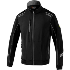 SPARCO technikai softshell könnyű kabát, fekete-szürke, S méret