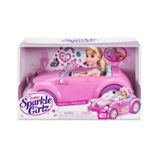 Sparkle Girlz rózsaszín kabrió készlet baba játékbaba felszerelés
