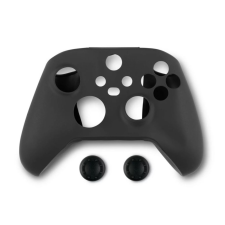 Spartan Gear Xbox Series X/S kontroller szilikon borítás és analóg kupak fekete (072244) videójáték kiegészítő