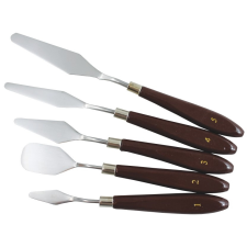  Spatula, festőkés készlet 5 darabos dekorációs kellék
