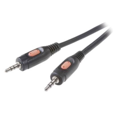 SpeaKa Professional Jack Audio Csatlakozókábel [1x Jack dugó, 3,5 mm-es - 1x Jack dugó, 3,5 mm-es] 1.50 m Fekete (SP-7870216) kábel és adapter