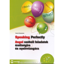 SPEAKING PERFECTLY-ANGOL SZÓBELI F nyelvkönyv, szótár