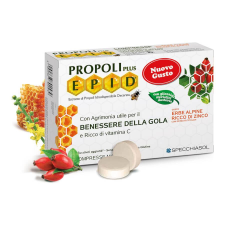 Specchiasol Cukormentes Propolisz cinkkel - 20 szopogatós tabletta - csipkebogyó - Specchiasol vitamin és táplálékkiegészítő