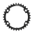 SPECIALITES TA X110 lánctányér országúti kerékpárhoz, Ø110 mm, 4 karos, Shimano Ultegra R8000/6800 kompatibilis, 44T belső, Tiagra 4700, 105 5800+R7000, Dura Ace 9000+9100, fekete, 11 sebességes SPECIALITES TA Bicikli alkatrészek Kerékpár alkatrészek Kerékpár lánctányérok