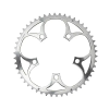 SPECIALITES TA ZEPHYR Külső lánctányér országúti kerékpárhoz 5 karos, 46T, Ø110, alumínium, ezüst (SHIMANO típus) 9-10 sebességhez SPECIALITES TA Bicikli alkatrészek Kerékpár alkatrészek Kerékpár lánctányérok