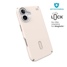 SPECK Presidio2 Pro ClickLock MagSafe hátlaptok iPhone 16 csont-arany tok és táska