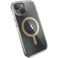 SPECK Presidio Lux Glitter MagSafe iPhone 15 átlátszó mobiltelefon kellék