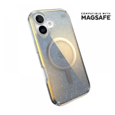 SPECK Presidio Lux Glitter MagSafe iPhone 17 ezüst-átlátszó tok és táska